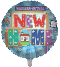 New Home 18" Foil Balloon