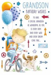 Happy Birthday - Grandson - Pack Of 12
