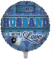 To My Husband 18" Foil Balloon