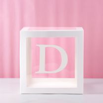 D Transparent Balloon Box 30x30x30cm