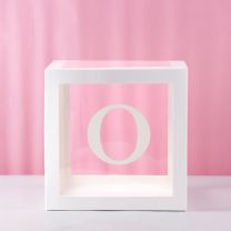 O Transparent Balloon Box 30x30x30cm