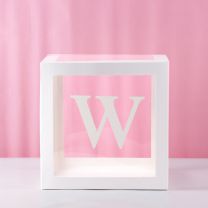 W Transparent Balloon Box 30x30x30cm
