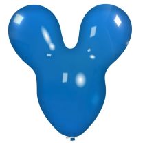 Mickey Mouse Head 30" Light Blue Latex Balloon 1Ct