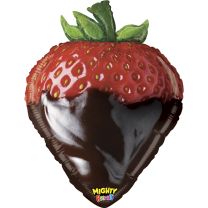 Mighty Chocolate Strawberry 26" Foil Balloon