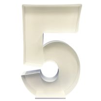 Number 5 Mosaic Balloon Frame 120cm - Nikoloon