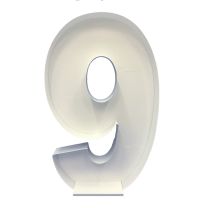 Number 9 Mosaic Balloon Frame 120cm - Nikoloon