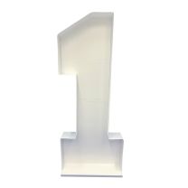 Number 1 Mosaic Balloon Frame 120cm - Nikoloon