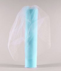 12" Light Blue Tulle (30cm x 23m)