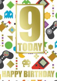 Age 9  - Boy- Pack Of 12