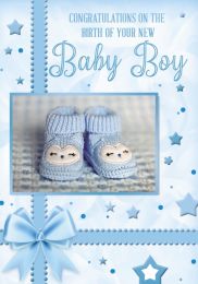 Baby Boy - Congratulations - Pack Of 12