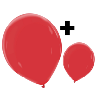 Cherry Red Premium Cattex 12" & 5" Latex Balloons 100Ct in both sizes