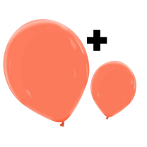 Coral Premium Cattex 12" & 5" Latex Balloons 100Ct in both sizes