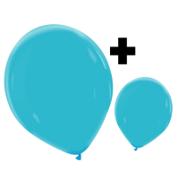 Azure Premium Cattex 12" & 5" Latex Balloons 100Ct in both sizes