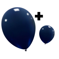 Deep Blue Standard Cattex 12" & 5" Latex Balloons 100Ct in both sizes