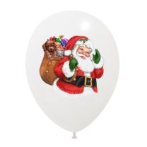 Superior Santa Claus 12" Latex 25ct (Printed 1 Side)