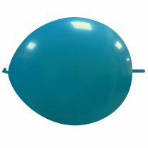 Turquoise 12" Linking Cattex Latex Balloon 50Ct