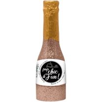 Gold POP Champagne XS Bottle 16cm 1pc
