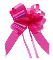 Cerise Pull Bow 50mm - Pack of 20