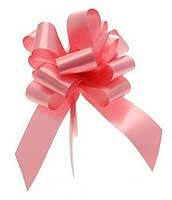 Pink Pull Bow 50mm - Pack of 20
