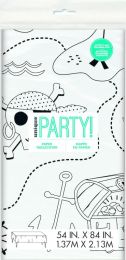 Ahoy Pirate Paper Tablecover 1ct