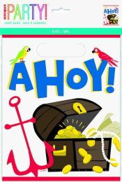 Ahoy Pirate Loot Bags 8ct
