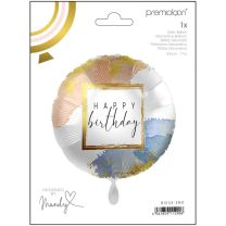 Happy Birthday Gold Frame - 18