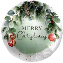 Natural Christmas Wreath - 18" Foil Balloon Premioloon