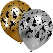 Cattex Christmas 13" Titanium Latex  25Ct