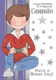 Happy Birthday - Cousin (Boy) - Pack Of 12