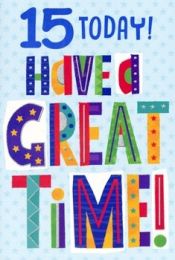 Age 15 - Greeting Cards Boy - Pack Of 12