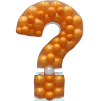 Question Mark Mosaic Balloon Frame 100cm - Nikoloon
