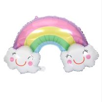 Rainbow Cloud 33" Foil Balloon UNPACKAGED