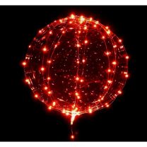 Bubble Balloon LED Lights Red