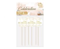 First Communion Picks 6ct