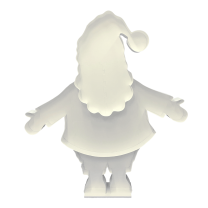 Santa Claus Mosaic Balloon Frame 170cm - Nikoloon