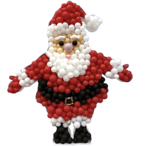 Santa Claus Mosaic Balloon Frame 170cm - Nikoloon