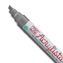 Silver Acrylista Chisel Pen  (6mm)