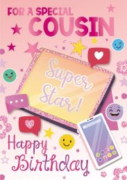 Happy Birthday - Cousin (Female) - Pack Of 12