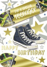 Happy Birthday - Teenage Boy- Pack Of 12