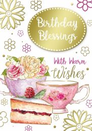 Birthday Blessings - Open Female - Pack Of 12