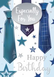 Happy Birthday - Especially For You (Male) - Pack Of 12