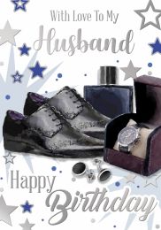 Happy Birthday - Husband - Pack Of 12