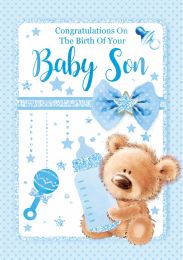 Baby Son - Congratulations - Pack Of 12