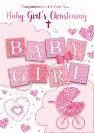 Christening Day - Baby Girl - Pack Of 12