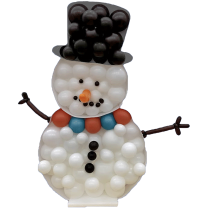 Snowman Mosaic Balloon Frame 110cm - Nikoloon