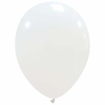 White Standard Cattex 10" Latex Balloons 100ct