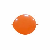 Orange 6" Linking Cattex Latex Balloon 100Ct