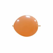 Peach 6" Linking Cattex Latex Balloon 100Ct