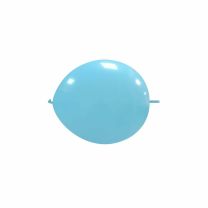 Sky Blue 6" Linking Cattex Latex Balloon 100Ct