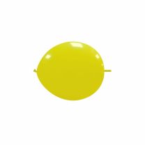 Yellow 6" Linking Cattex Latex Balloon 100Ct